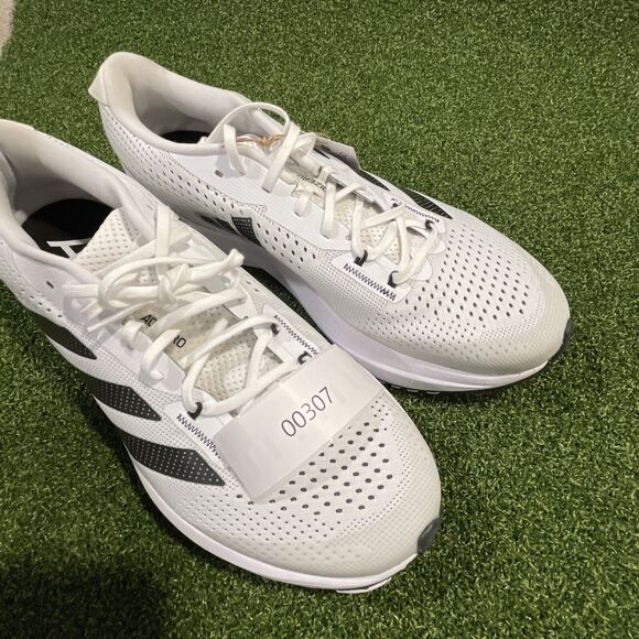 adidas Adizero SL White Carbon Sneaker Mens 9 White Black Running HQ1352 NEW - Picture 8 of 8